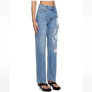 ALEXANDER WANG blue ez denim. New with tags size 27 retail at $495